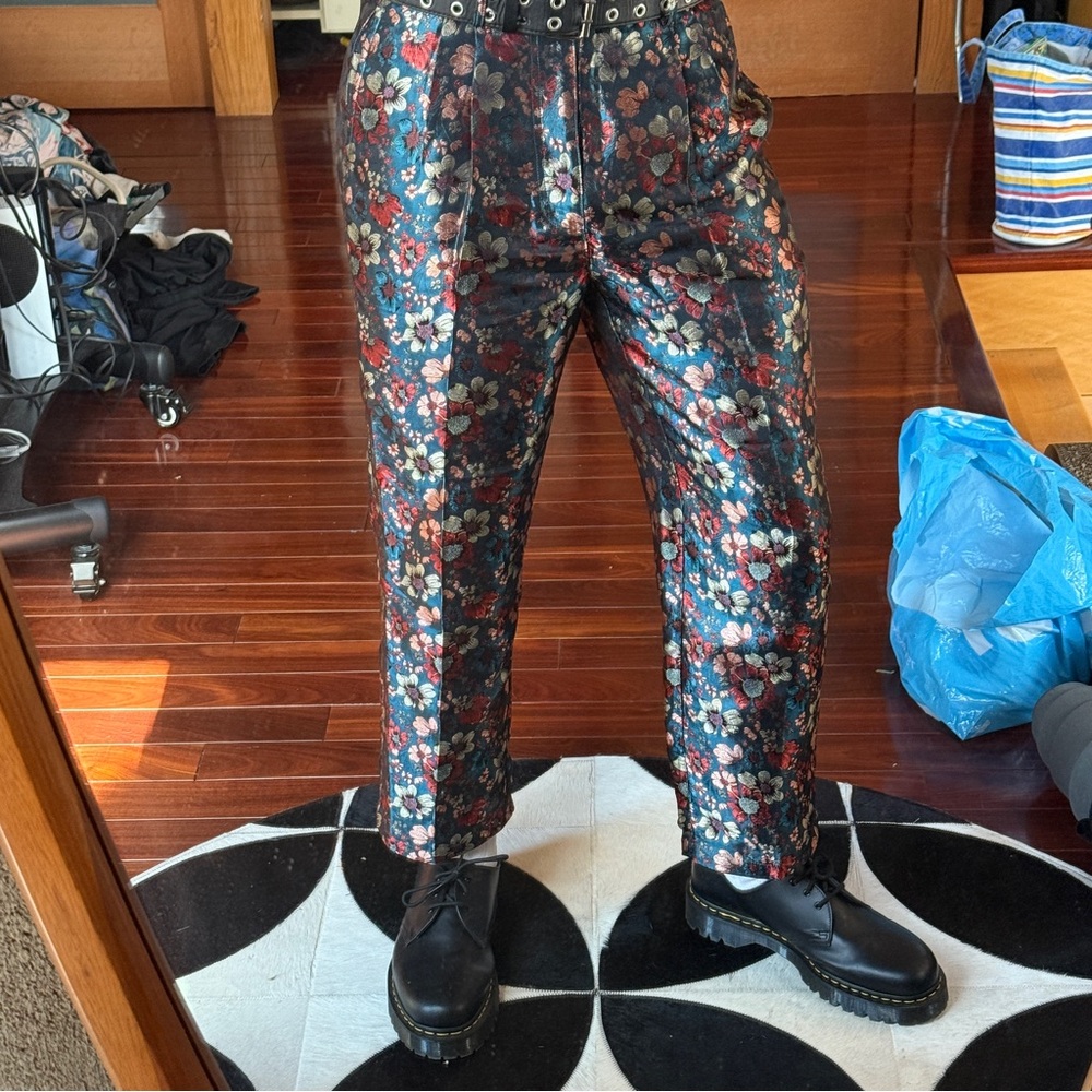 Japanese custom floral pants